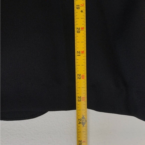 Sag Harbor Leopard Collar Black Button Up Unlined Jacket Long Sleeve Women 16 - Picture 10 of 12